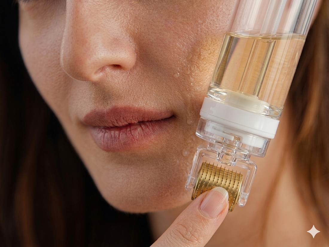 Dermaroller en GHK-Cu: het complete protocol voor microneedling met koperpeptiden